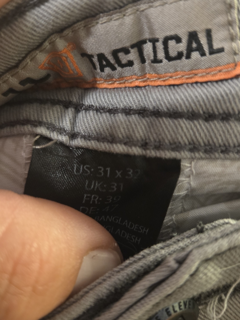 5.11 Tactical Men's Defender Flex Slim Grey Jeans - Picture 3 of 5
